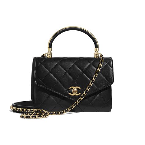 flap bag with handle chanel.